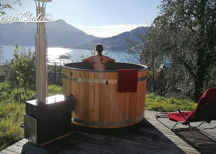 شقة Attersee-chalet Angermann Familie Spalt شتاينباخ آم أترزي